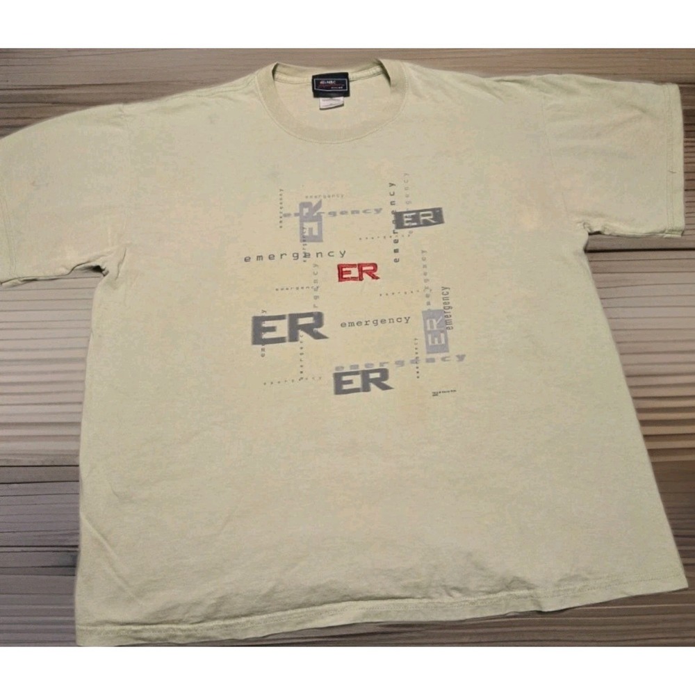 Vintage ER NBC Experience Store T Shirt XL‎ 2002 Y2K 90s Medical Tee